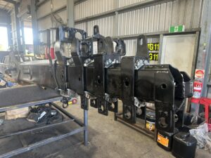 Crane Hydraulic Component on Bench