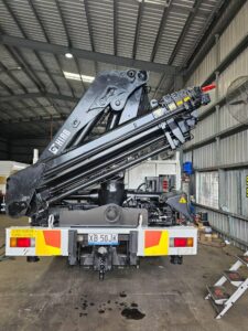 Crane Hydraulic Component on Truck