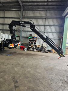 Crane Hydraulic Component on Truck