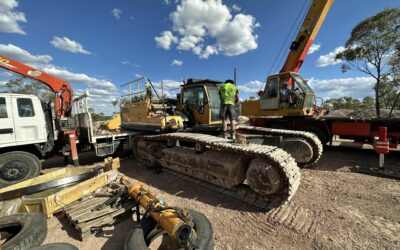 On the Road for an Excavator Repair !