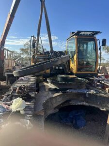 Excavator Disassembly