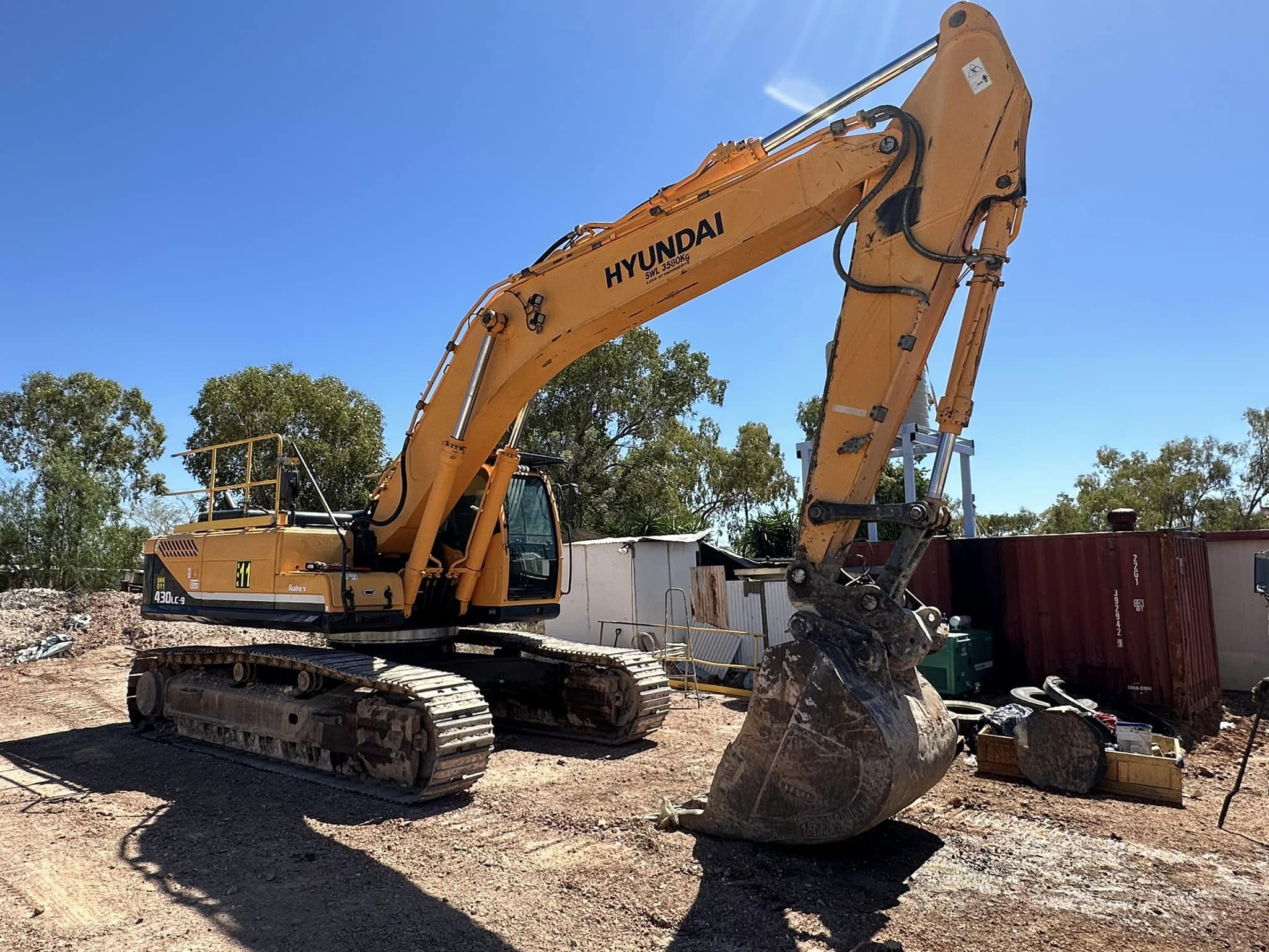 excavator maintenance